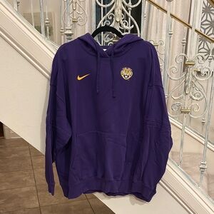 Nike Purple Hoodie with Gold Accents